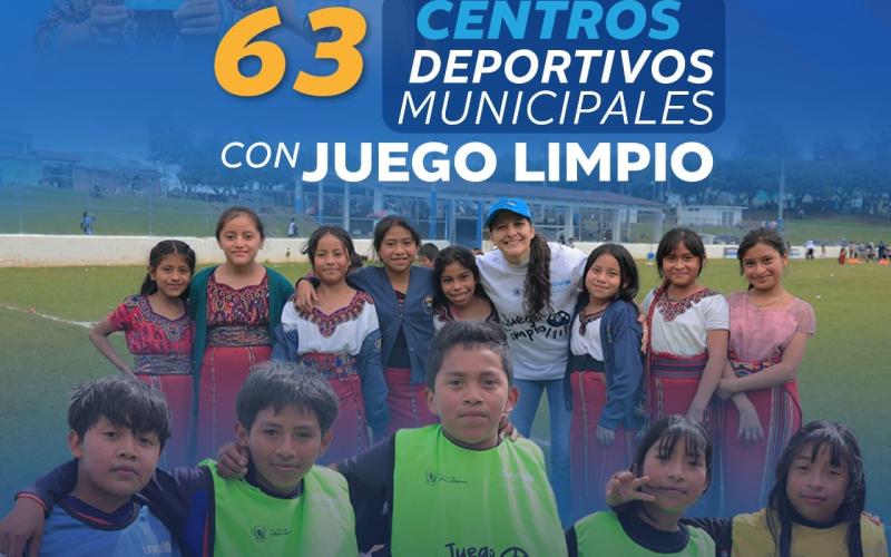 63 Centros Deportivos Municipales con Juego Limpio