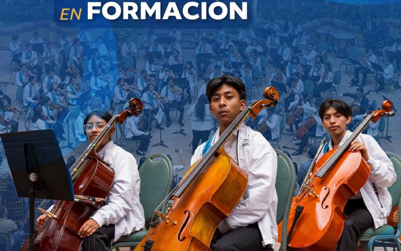Orquesta Nacional de artistas en formación