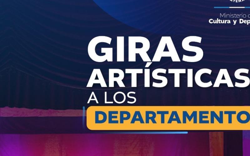 Giras artísticas a los departamentos 