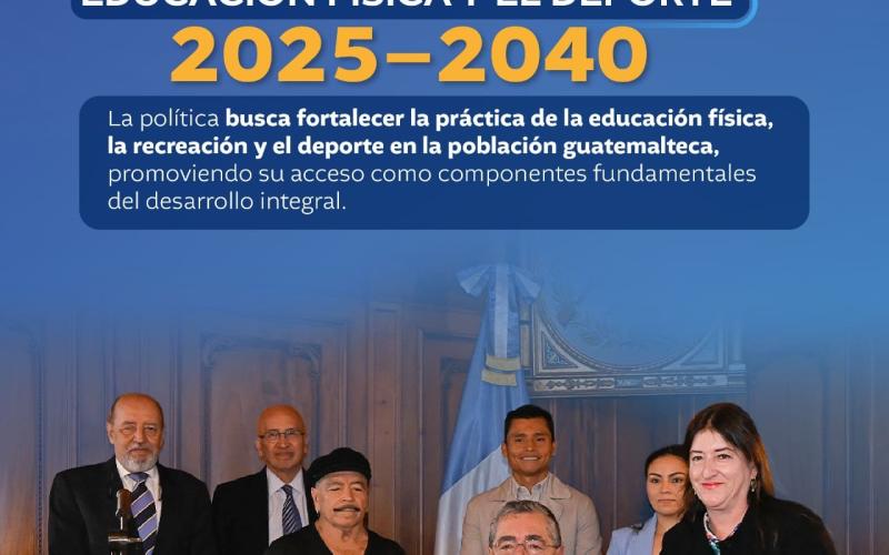 Política interinstitucional de la educación física y el deporte 2025-2040