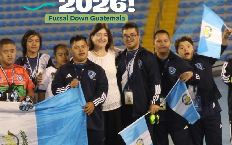 ¡Clasificados al Mundial 2026! Futsal Down Guatemala