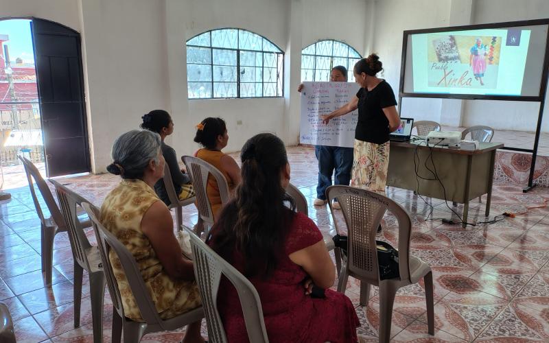Encuentro de fortalecimiento en Jutiapa. 