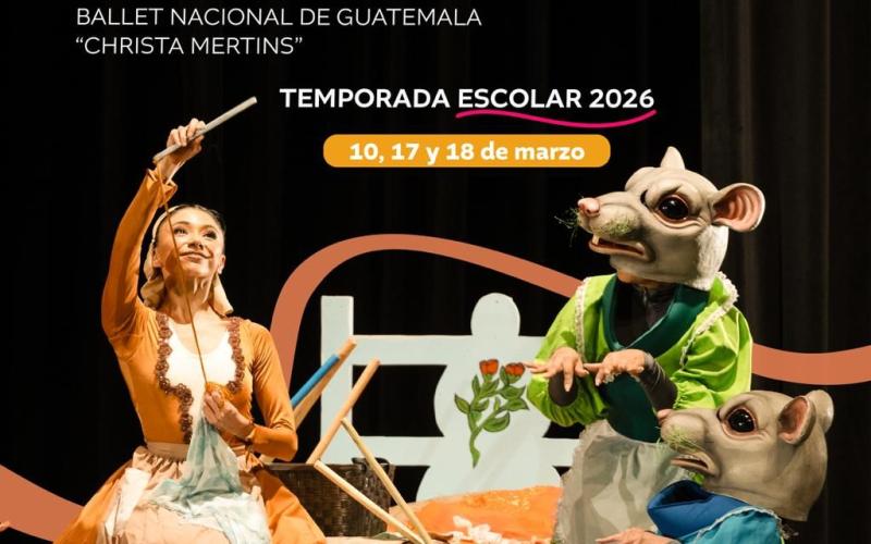 El Ballet Nacional de Guatemala “Christa Mertins” presenta La Cenicienta