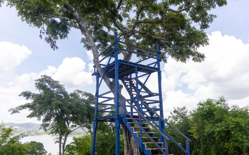 Acceso al Mirador del Rey Kan Ek’ permanece temporalmente cerrado por trabajos de mejoramiento