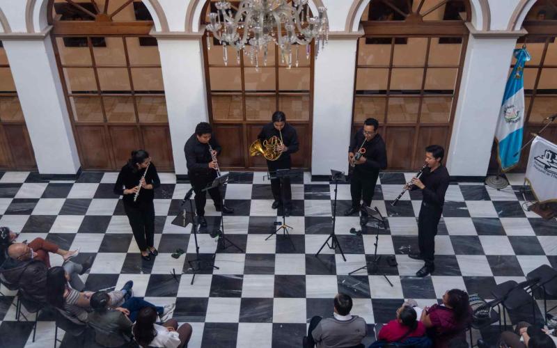 Quinteto Xocomil: melodías que convergen con la historia