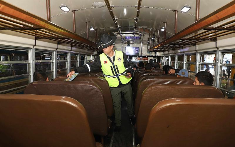 PROVIAL refuerza operativos al transporte extraurbano para proteger a los usuarios durante temporada alta