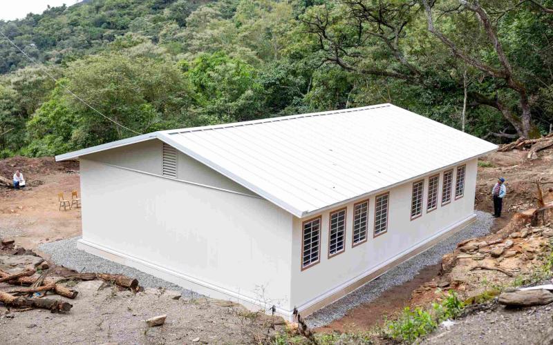 Nuevo módulo escolar amplía espacios de aprendizaje para estudiantes de la aldea Las Sidras, El Progreso
