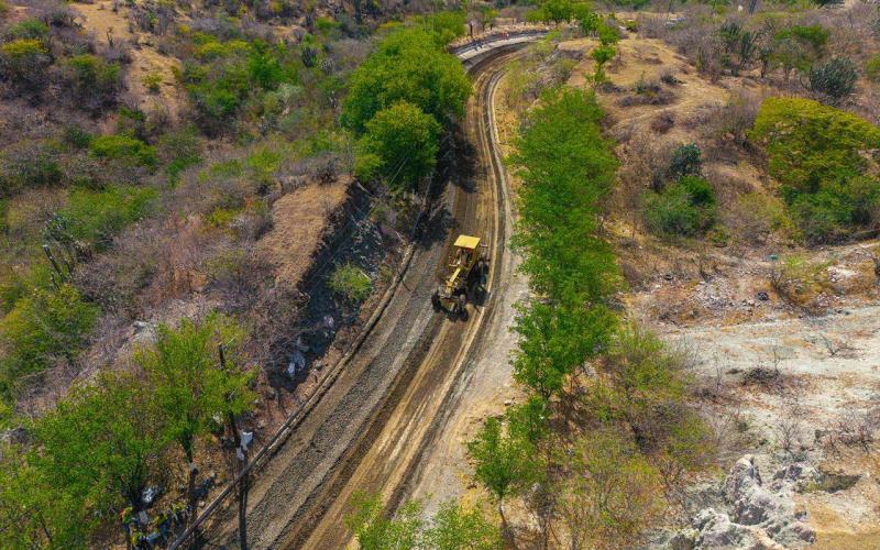 Rehabilitación vial llega a ingreso a San Agustín Acasaguastlán en El Progreso