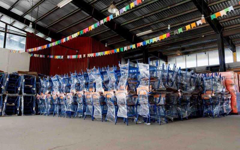 Alumnos de San Lucas Tolimán recibirán clases en nuevo mobiliario