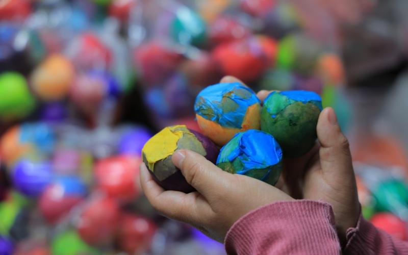 Cascarones en Guatemala