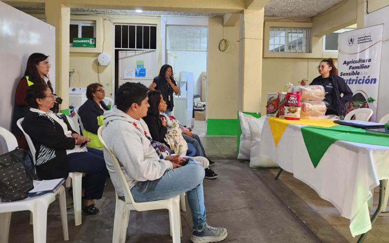 Cuando la ayuda llega con orientación las familias aprenden a nutrir mejor a sus hijos