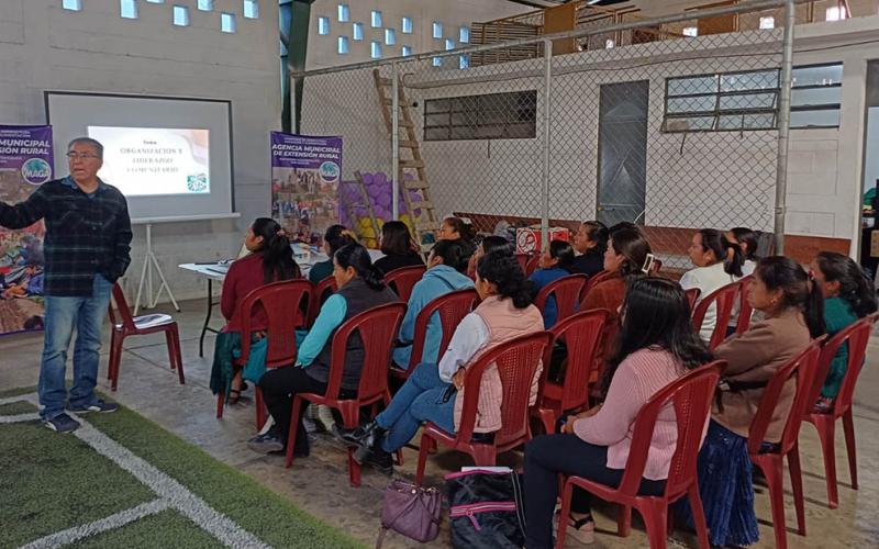 Fortalecen el liderazgo y la capacidad de gestión de promotoras de San Marcos