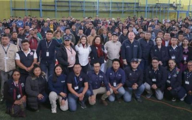 Reunión de Comude en Huehuetenango