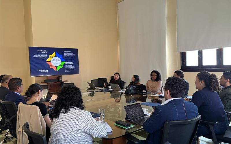 Organismo Ejecutivo instala Mesa Técnica del Pilar de Transformación Instituciona