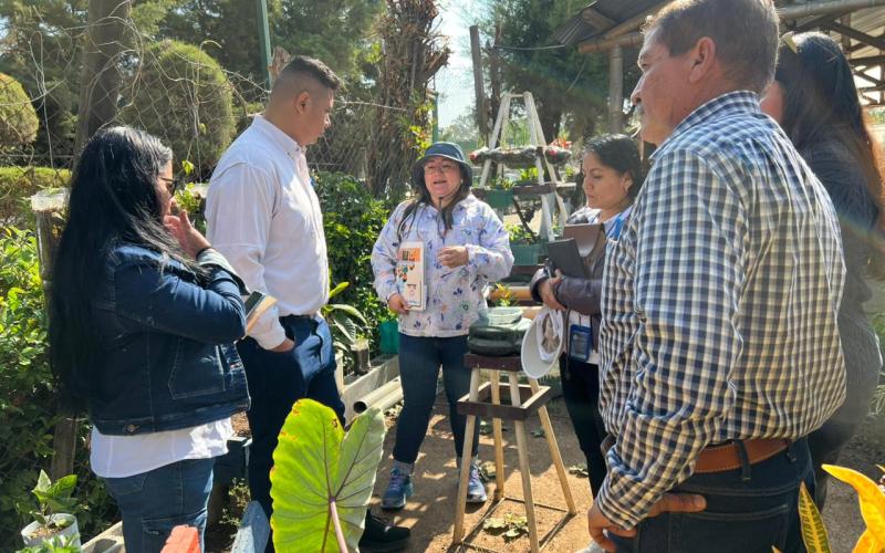 Intercambio de experiencias fortalece la agricultura familiar en Escuintla