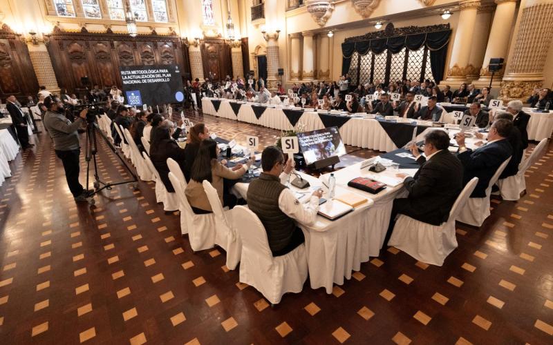 El Plan Nacional de Desarrollo K'atun fue aprobado por el Conadur en su primera reunión ordinaria del año. 