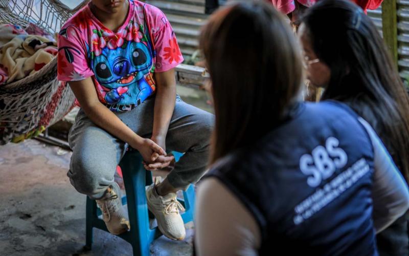  trabajadora social de la sede Sacatepéquez