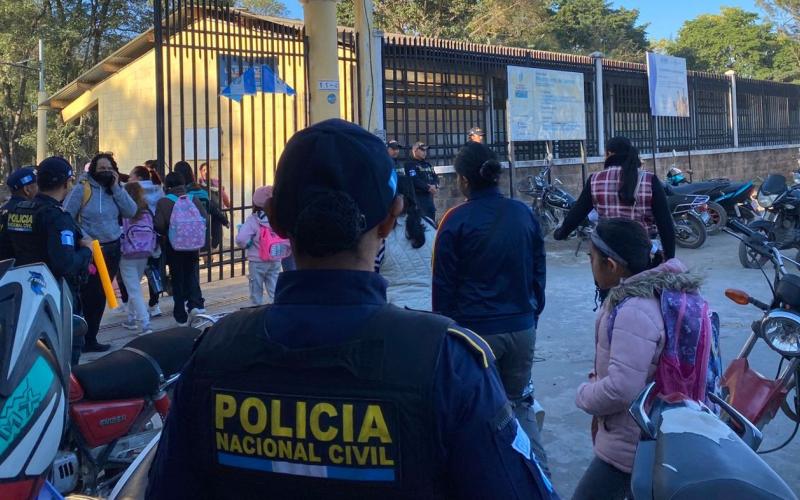 PNC activa programa Escuelas Seguras