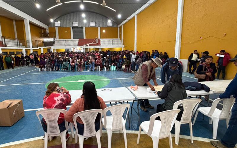 Pequeños agricultores de Colotenango reciben kits del Sistema Patio