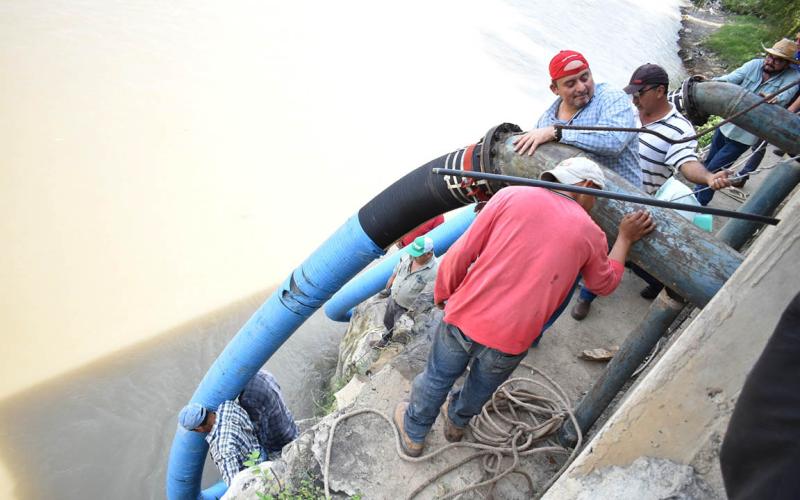 Rehabilitan sistema de riego en Guastatoya