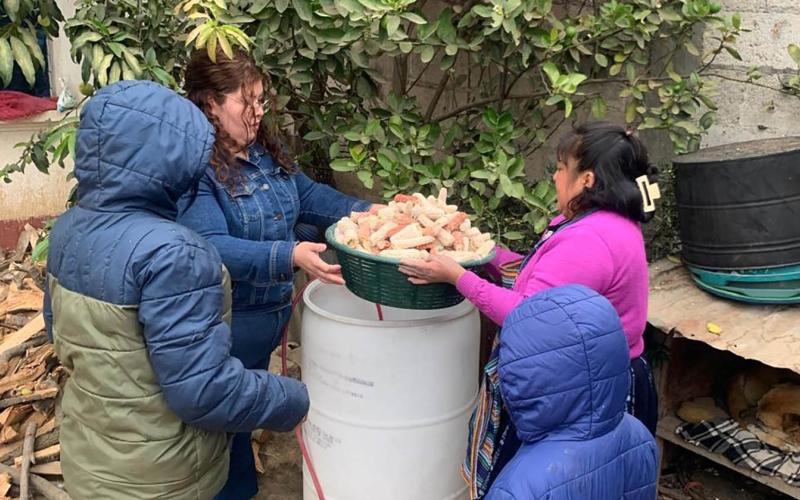 Tecnifican la producción de hongo ostra en el CADER "Mujeres Virtuosas"
