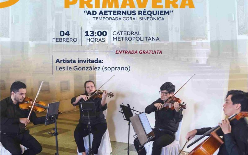 “Ad Aeternus Réquiem” Cuarteto Primavera