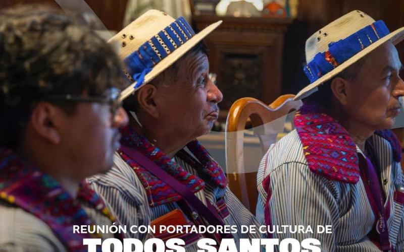 Reunión con portadores de cultura de Todos Santos Cuchumatán