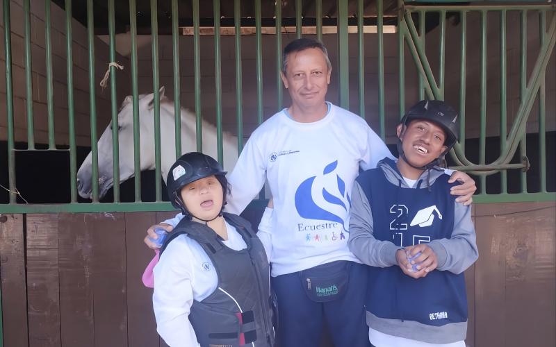 Recreación Ecuestre para personas con discapacidad: una actividad llena de aprendizaje y estimulación. 