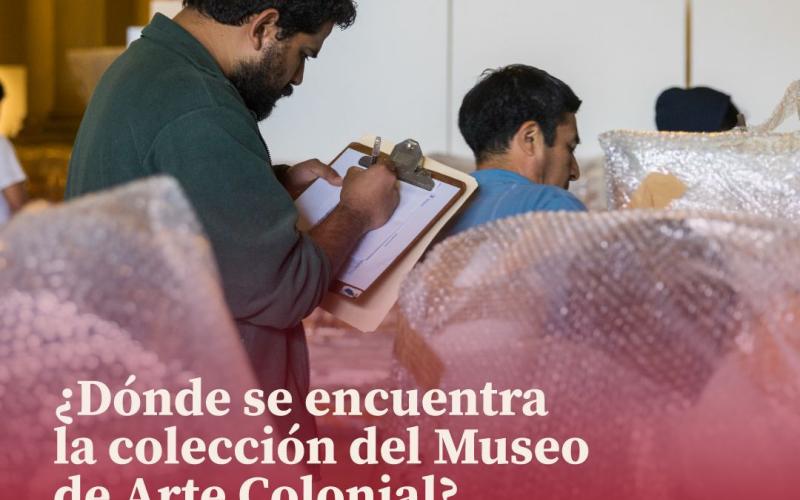 ¿Dónde se encuentra la colección del Museo de Arte Colonial?