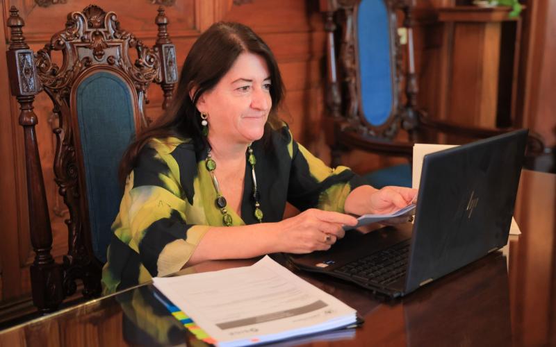 Ministra Liwy Grazioso participa en reunión extraordinaria de la CECC/SICA sobre agenda cultural y educativa. 