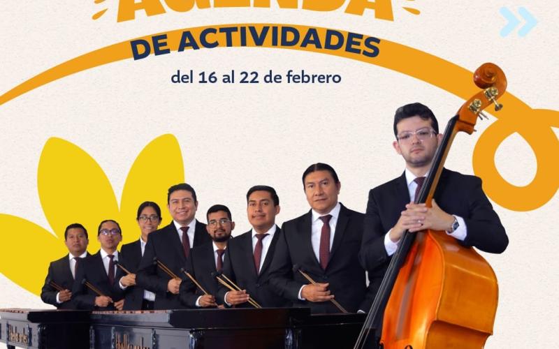 Agenda de actividades del 16 al 22 de febrero