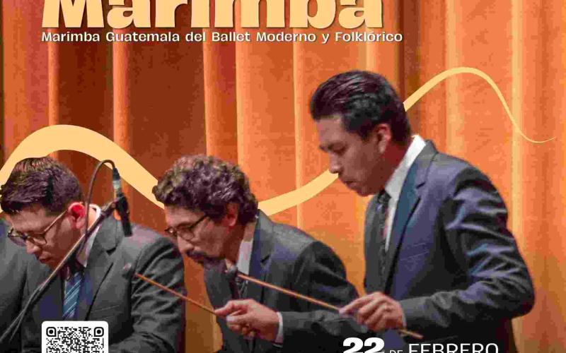 ¡Domingo musical! con la Marimba Guatemala del Ballet Moderno y Folklórico
