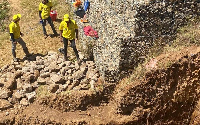Inician obras de protección en la ruta a Santa María Chiquimula