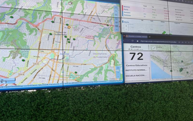 Más conectividad para aprender, cuidar y proteger a Guatemala