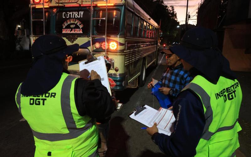 DGT refuerza controles para garantizar un transporte seguro e inspecciona 53 buses del 16 al 20 de febrero