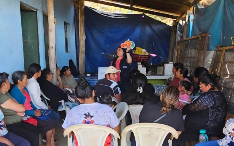 Agricultoras fortalecen conocimientos para mejorar la alimentación familiar