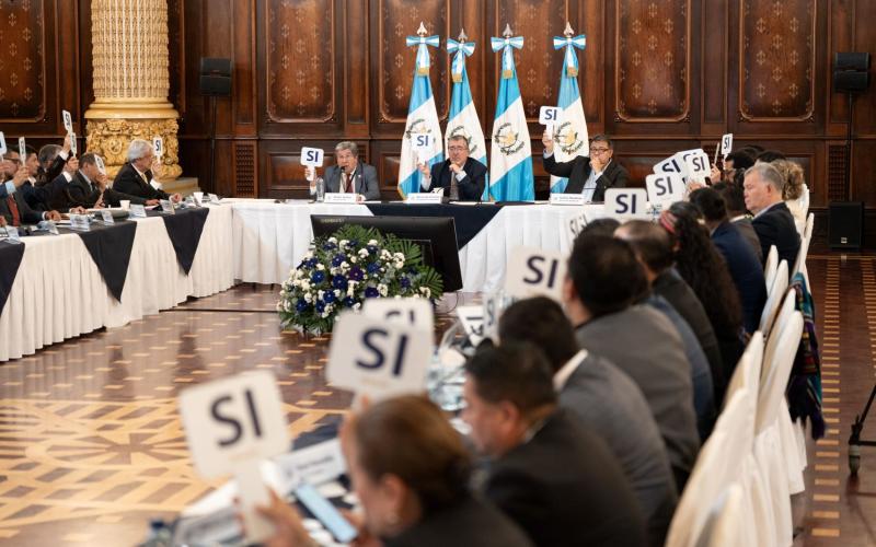 La reunión extraordinaria del Conadur se celebró en el Palacio Nacional de la Cultura.