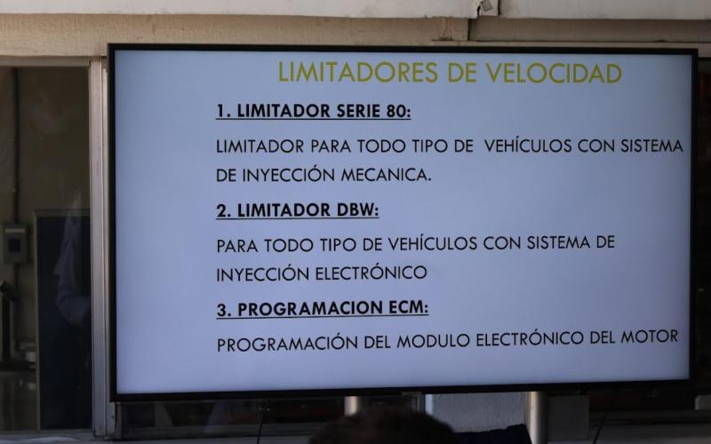 PROVIAL actualiza cifras del Sistema Limitador de Velocidad y fortalece la seguridad vial en el transporte colectivo y de carga