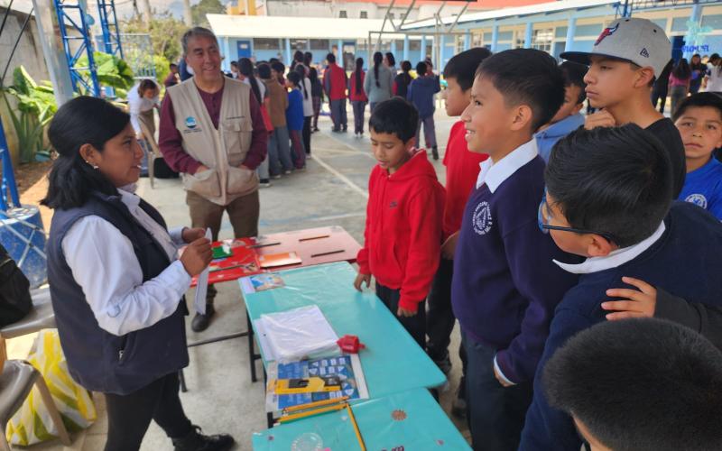 Concientizan a 200 estudiantes de San Marcos en gestión sostenible del agua