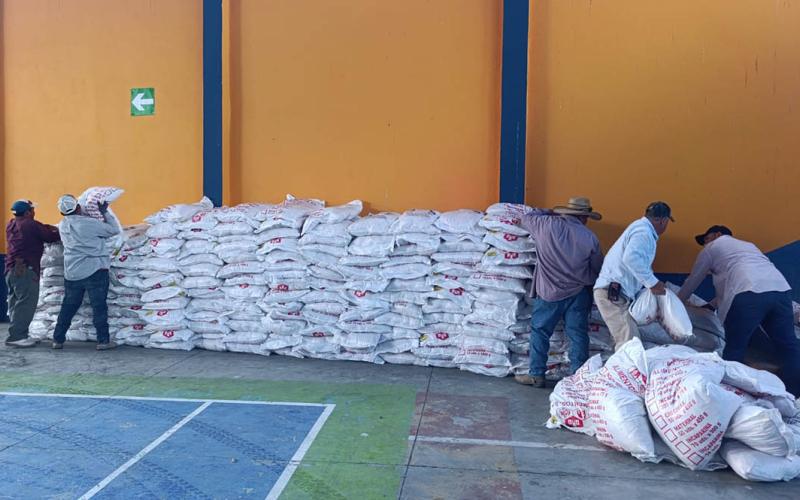 Coordinan recepción de alimentos para hogares con inseguridad alimentaria en Ipala