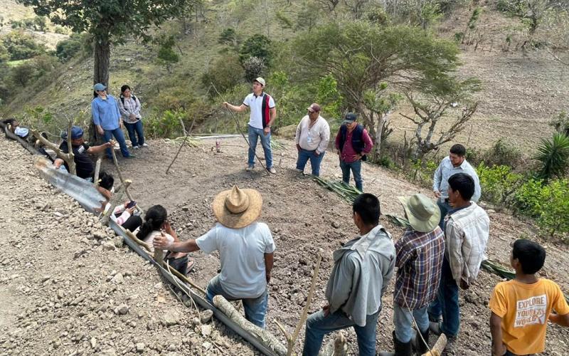 En Chiquimula fortalecen la resiliencia climática con técnicas de conservación 