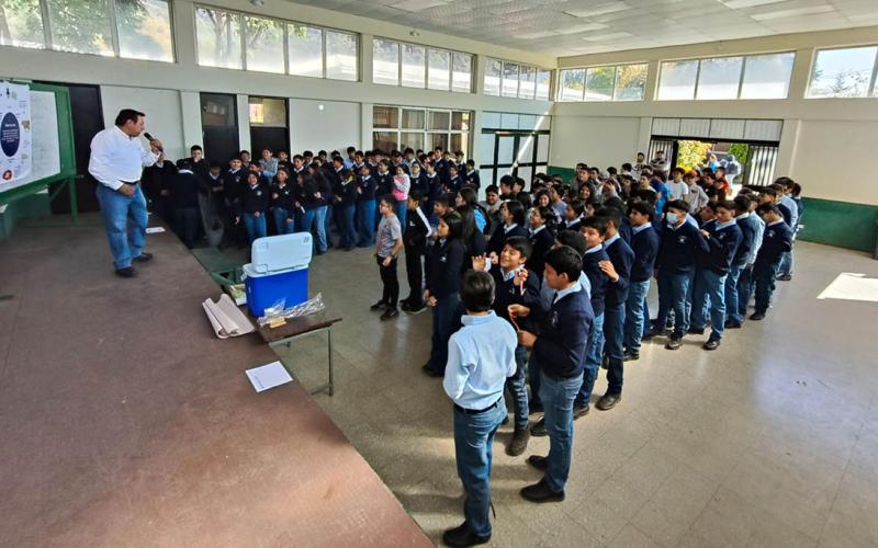 Estudiantes de la EFA de San Marcos conocen cómo prevenir el Gusano Barrenador