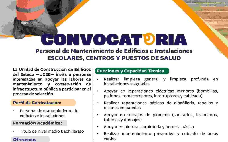 📢 ¡Convocatoria abierta Ucee