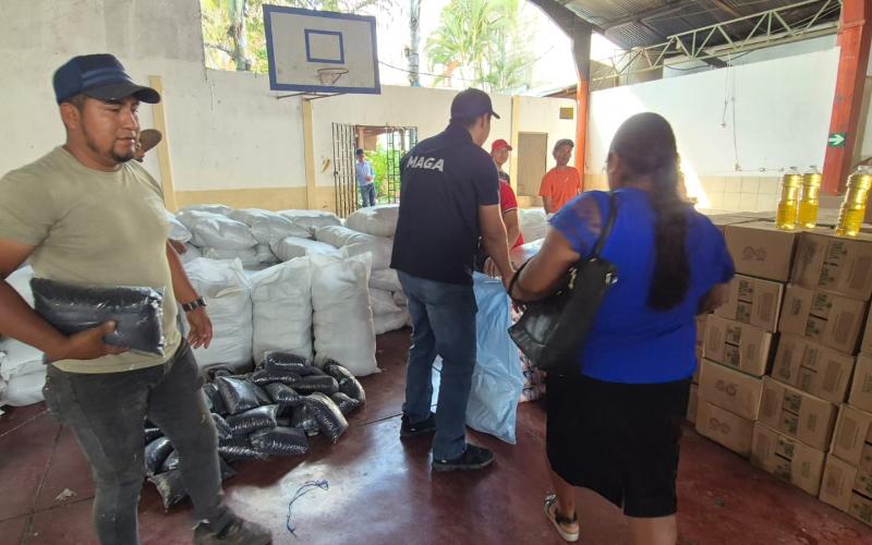 Inicia entrega de asistencia alimentaria en San Diego, Zacapa
