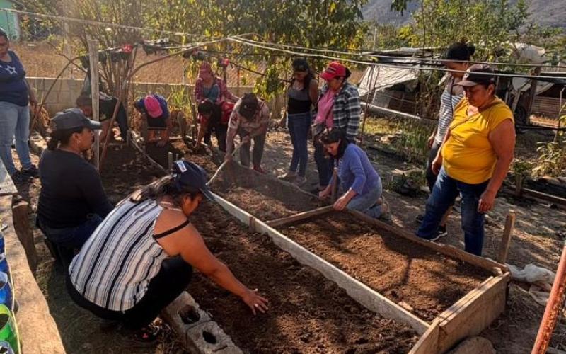 Instruyen a productoras de Baja Verapaz en el manejo de cultivos familiares