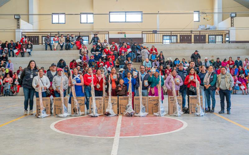 Kits del Sistema Patio siguen llegando a comunidades rurales