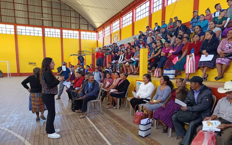 La agricultura familiar fortalece la alimentación y economía de familias en San Marcos