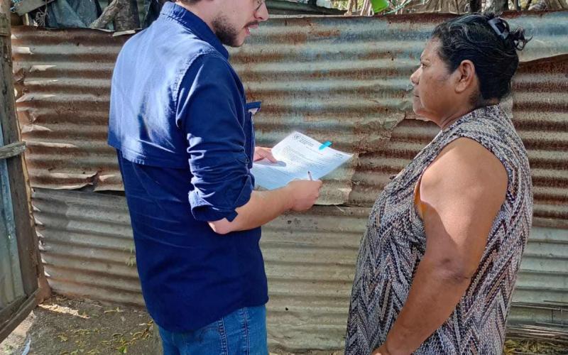 Udevipo realiza estudios sociales en Zacapa para regularización de vivienda