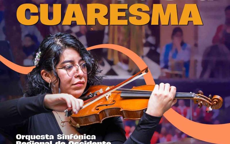 La Orquesta Sinfónica Regional de Occidente ofrece una nueva presentación de Temporada de Cuaresma, reafirmando su compromiso de llevar música de calidad a los espacios que resguardan nuestra tradición y patrimonio.  Con un repertorio que evoca la solemnidad barroca, el romanticismo europeo y la riqueza del repertorio sacro guatemalteco, este concierto es una invitación a vivir la Cuaresma desde el arte.  📍 Gimnasio Municipal de Santa Cruz del Quiché, Quiché 🗓 6 de marzo | 15:00 horas 🎟 Entrada libre