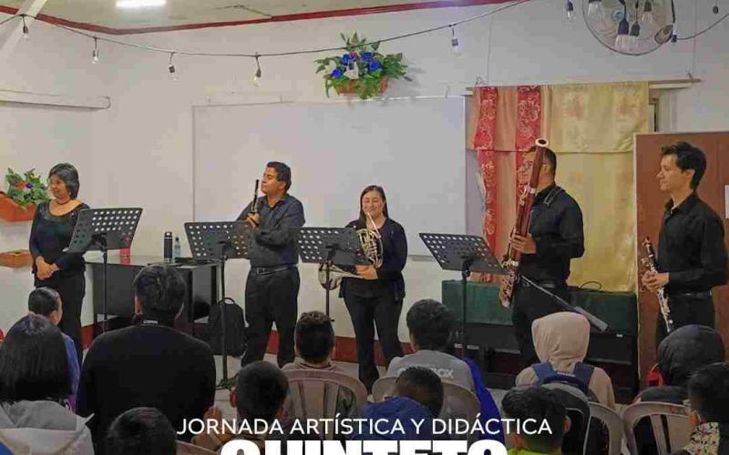 Quinteto Xocomil lleva música de cámara a Quetzaltenango